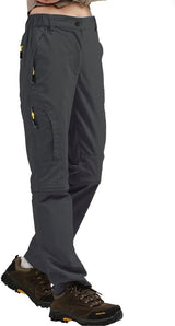 Jessie Kidden Walking Trousers Women Cargo Pants Waterproof Summer Lightweight Quick Dry Convertible Stretch Outdoor Casual UPF 50 Running Cycling Zip Off Capri